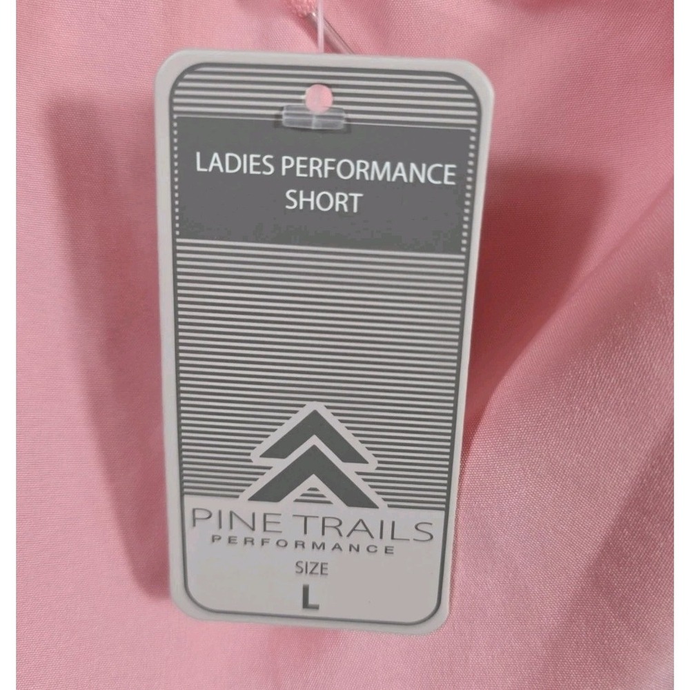 Pine Trails Performance Women's Running Shorts Pink Drawstring NWT Size L - Picture 6 of 10